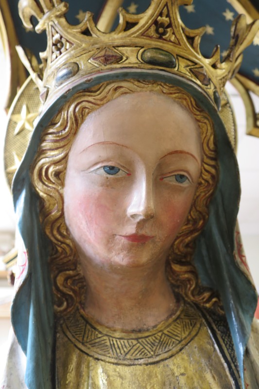 Atelier Giordani - Conservation - Restauration
Edifice – Mobilier - Sculpture – Objets d’art – Moulage –
Pierre, bois métal, polychromie et dorure - Restauration d'une statue de la Vierge à l'enfant de la Cathédrale Notre-Dame-de-la-Treille en bois polychrome et dorure - Bois polychrome et dorure - -Dépose/repose avec transfert en atelier
-Dépoussiérage minutieux sous aspiration contrôlée
-Refixage de la polychromie soulevée
-Nettoyage au triammonium citrate
-Complément de sculpture
-Réintégration de dorure
-Réintégration de polychromie
- Protection de la surface par application d'une cire microcristalline
