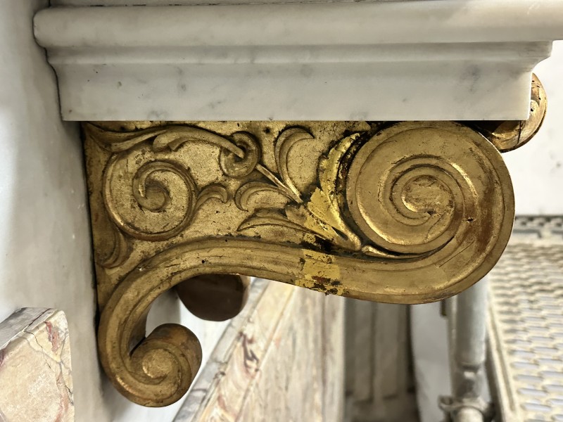 Atelier Giordani - Conservation - Restauration
Edifice – Mobilier - Sculpture – Objets d’art – Moulage –
Pierre, bois métal, polychromie et dorure - Conservation restauration retable St Joseph de la Basilique Notre-Dame - Bois - Marbre - Dorure - - Dépose-repose et transfert en atelier des ornements pour interventions
- Traitement insecticide des ornements bois
- Dépoussiérage soigneux
- Consolidation chimique du bois
- Nettoyage au TAC
- Passivation des éléments ferreux
- Vérification des systèmes d'assemblages
- Restitutions par goujonnage et collage des éléments mobiles et éléments modelés
- Comblements des manques et lacunes
- Masticage des lacunes de surfaces
- Réintégration colorées ponctuelles
- Dorures à la mixtion