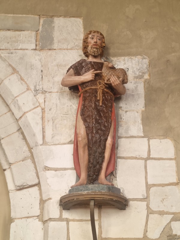 Atelier Giordani - Conservation - Restauration
Edifice – Mobilier - Sculpture – Objets d’art – Moulage –
Pierre, bois métal, polychromie et dorure - Dégagement d'une statue de St Jean-Baptiste en pierre - Pierre polychrome - -transport aller/retour en atelier
- Dégagement mécanique des surpeints sous lunettes binoculaire
- Purge des anciennes restaurations et reprise reprise au polyfila des zones à combler et modeler
- Scellement de la tête et de la terrasse par goujon en inox et colle Hilti
- Retouche colorée
- Repose et fixation