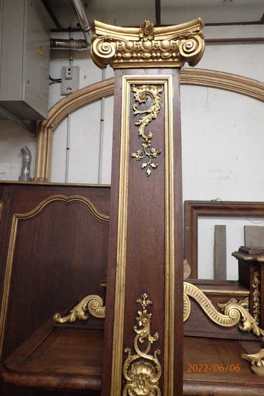 Atelier Giordani - Conservation - Restauration
Edifice – Mobilier - Sculpture – Objets d’art – Moulage –
Pierre, bois métal, polychromie et dorure - Restauration des 2 retables latéraux en pendant de l'Eglise Notre Dame de la Gloriette - Bois polychrome et dorure - - Dépose et conditionnement
- Dépoussiérage sous aspiration contrôlée
- Traitement insecticide
- Traitement antifongique
- Purge et consolidation des boiseries
- Greffes de bois et renforts
- révision des systèmes d'assemblages 
- Nettoyage
- Comblement des lacunes de surfaces
- Masticage des lacunes
- Réintégration colorées
- Dorure à la mixtion
- Vernissage de protection