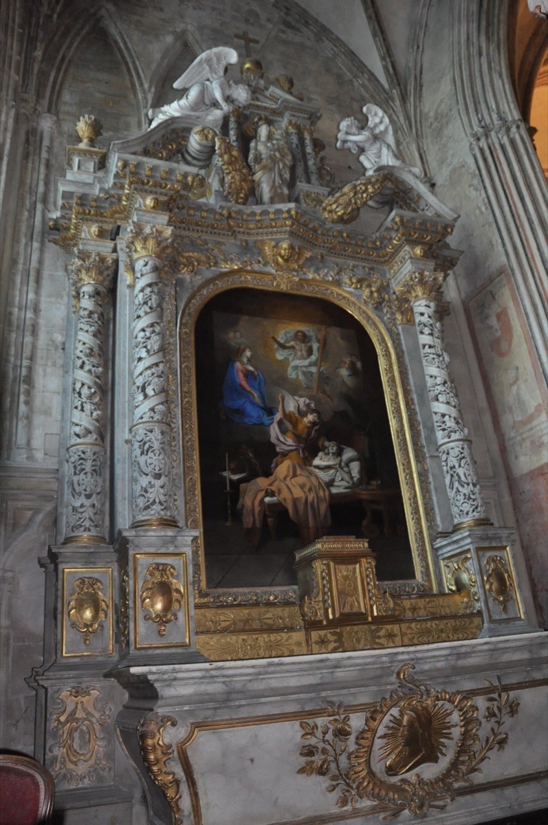 Atelier Giordani - Conservation - Restauration
Edifice – Mobilier - Sculpture – Objets d’art – Moulage –
Pierre, bois métal, polychromie et dorure - Restauration du retable de la chapelle Saint-Martin des Vicaires - Bois polychrome et doré 
(dorure à la détrempe) - OPÉRATIONS RÉALISÉES
Travaux de menuiserie et traitement 
de conservation/restauration

- Anoxie dynamique 
- Consolidation 
- Refixage 
- Comblements  
- Réintégration colorée 

Dorure, dépose et remontage assurés par l’entreprise