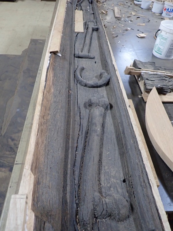 Atelier Giordani - Conservation - Restauration
Edifice – Mobilier - Sculpture – Objets d’art – Moulage –
Pierre, bois métal, polychromie et dorure - Restauration des éléments en bois sculpté et des colonnes et dalles gravées en pierre - Bois sculpté et pierre - OPÉRATIONS RÉALISÉES
Bois sculpté :
- Dépose partielle 
- Traitement insecticide curatif et préventif
- Renfort et doublage
- Greffes de sculptures, pose de flipots
- Bouchage
- Retouche
- Protection finale