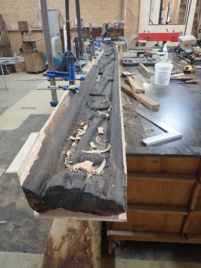 Atelier Giordani - Conservation - Restauration
Edifice – Mobilier - Sculpture – Objets d’art – Moulage –
Pierre, bois métal, polychromie et dorure - Restauration des éléments en bois sculpté et des colonnes et dalles gravées en pierre - Bois sculpté et pierre - OPÉRATIONS RÉALISÉES
Bois sculpté :
- Dépose partielle 
- Traitement insecticide curatif et préventif
- Renfort et doublage
- Greffes de sculptures, pose de flipots
- Bouchage
- Retouche
- Protection finale