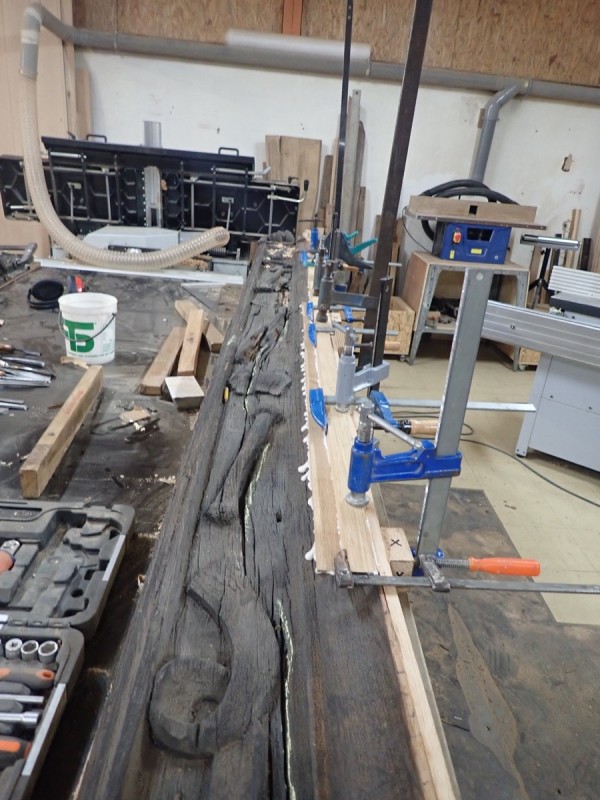 Atelier Giordani - Conservation - Restauration
Edifice – Mobilier - Sculpture – Objets d’art – Moulage –
Pierre, bois métal, polychromie et dorure - Restauration des éléments en bois sculpté et des colonnes et dalles gravées en pierre - Bois sculpté et pierre - OPÉRATIONS RÉALISÉES
Bois sculpté :
- Dépose partielle 
- Traitement insecticide curatif et préventif
- Renfort et doublage
- Greffes de sculptures, pose de flipots
- Bouchage
- Retouche
- Protection finale