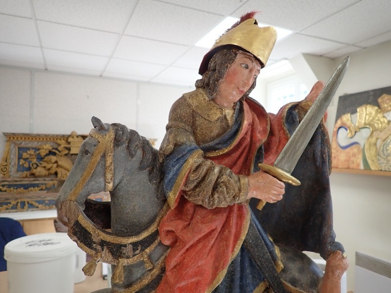 Atelier Giordani - Conservation - Restauration
Edifice – Mobilier - Sculpture – Objets d’art – Moulage –
Pierre, bois métal, polychromie et dorure - Restauration de la Charité Saint Martin - Bois polychrome - OPÉRATIONS RÉALISÉES
- Nettoyage par compresses
- Consolidation des zones altérées
- Étude de la polychromie
- Dégagement de la polychromie
- Refixage
- Réintégrations formelles
- Réintégrations colorées
- Protection finale