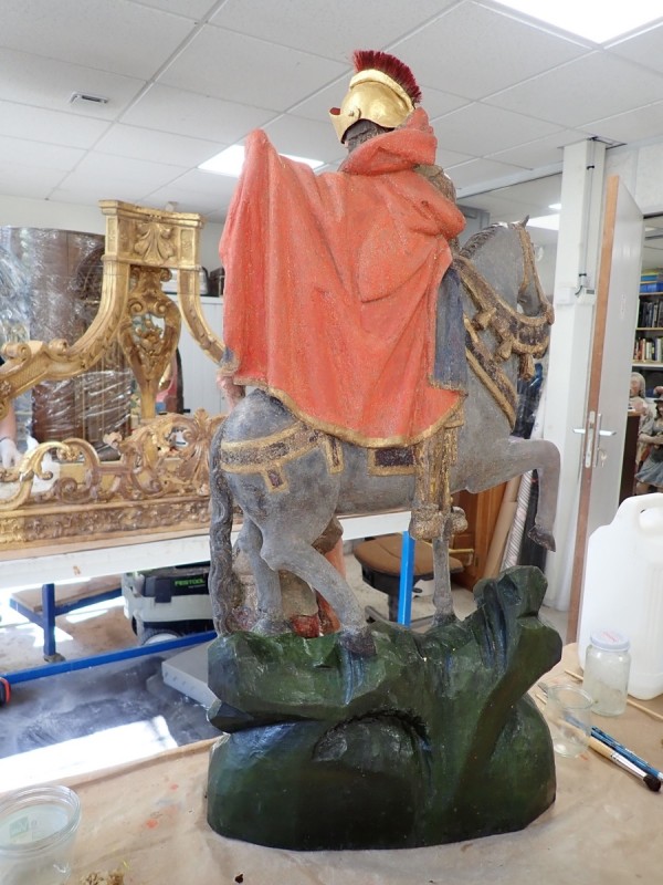 Atelier Giordani - Conservation - Restauration
Edifice – Mobilier - Sculpture – Objets d’art – Moulage –
Pierre, bois métal, polychromie et dorure - Restauration de la Charité Saint Martin - Bois polychrome - OPÉRATIONS RÉALISÉES
- Nettoyage par compresses
- Consolidation des zones altérées
- Étude de la polychromie
- Dégagement de la polychromie
- Refixage
- Réintégrations formelles
- Réintégrations colorées
- Protection finale