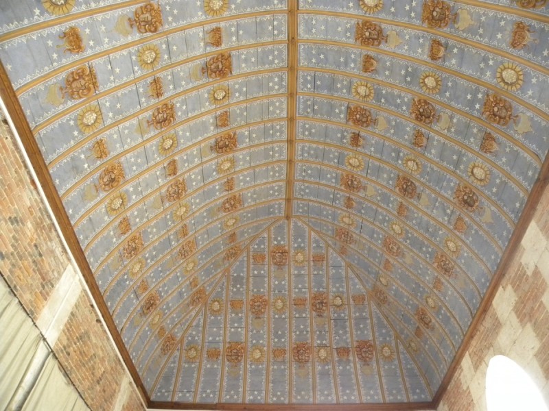 Atelier Giordani - Conservation - Restauration
Edifice – Mobilier - Sculpture – Objets d’art – Moulage –
Pierre, bois métal, polychromie et dorure - Conservation / restauration de la voûte en bois peinte - Voûte peinte avec décor doré - OPÉRATIONS RÉALISÉES
- Échafaudage et dépose de l’ensemble
- Greffes et compléments
- Consolidation des bois
- Dépoussiérage et nettoyage
- Masticage et réintégration minimale
- Harmonisation
- Couche de protection
- Repose