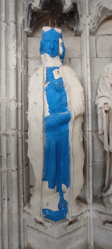 Atelier Giordani - Conservation - Restauration
Edifice – Mobilier - Sculpture – Objets d’art – Moulage –
Pierre, bois métal, polychromie et dorure - Portail des Marmousets de l'Abbatiale Saint Ouen - Pierre calcaire - - Nettoyage par micro gommage
- Nettoyage par compresse d'ammonium
- Traitement fongicide et biocide
- consolidation chimique de la pierre 
- Ragréage par mortier Altar et modelage
- Patine 
- Moulage et tirage d'une statue en l'état