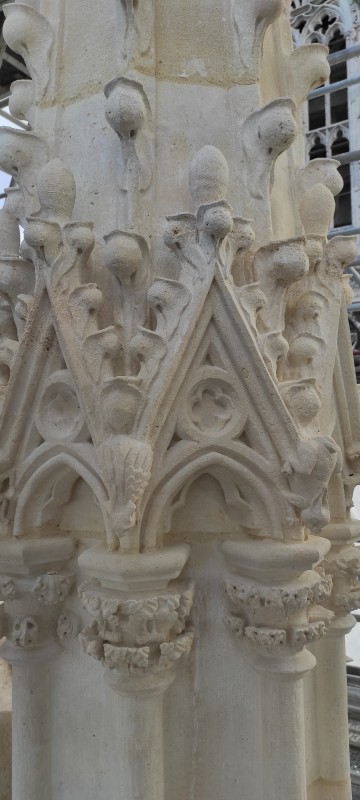 Atelier Giordani - Conservation - Restauration
Edifice – Mobilier - Sculpture – Objets d’art – Moulage –
Pierre, bois métal, polychromie et dorure - Portail des Marmousets de l'Abbatiale Saint Ouen - Pierre calcaire - - Nettoyage par micro gommage
- Nettoyage par compresse d'ammonium
- Traitement fongicide et biocide
- consolidation chimique de la pierre 
- Ragréage par mortier Altar et modelage
- Patine 
- Moulage et tirage d'une statue en l'état
