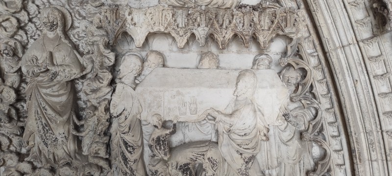 Atelier Giordani - Conservation - Restauration
Edifice – Mobilier - Sculpture – Objets d’art – Moulage –
Pierre, bois métal, polychromie et dorure - Portail des Marmousets de l'Abbatiale Saint Ouen - Pierre calcaire - - Nettoyage par micro gommage
- Nettoyage par compresse d'ammonium
- Traitement fongicide et biocide
- consolidation chimique de la pierre 
- Ragréage par mortier Altar et modelage
- Patine 
- Moulage et tirage d'une statue en l'état