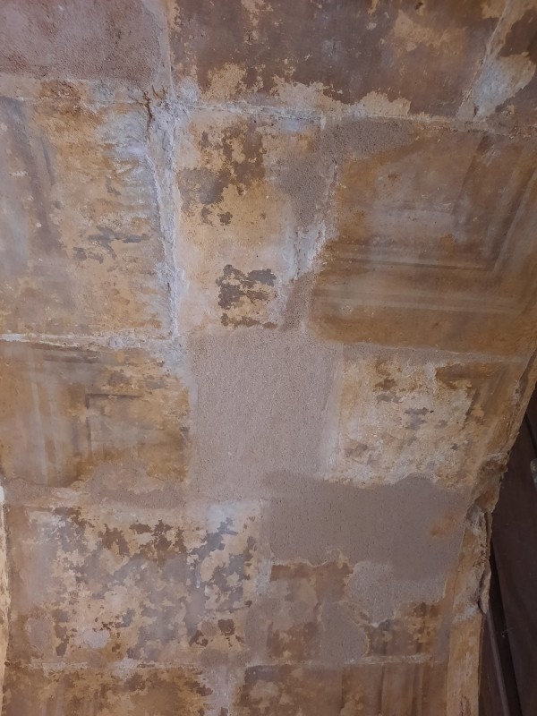 Atelier Giordani - Conservation - Restauration
Edifice – Mobilier - Sculpture – Objets d’art – Moulage –
Pierre, bois métal, polychromie et dorure - Restauration de la chapelle des fonds baptismaux de l'Eglise Sainte Cécile - Enduits muraux décorés
Boiseries faux-marbre
Marbre - -	Dépoussiérage et nettoyage
-	Dégagement et allègement des vernis
-	Traitement insecticide et fongicide sur l’autel
-	Purge des parties altérées et greffes de bois de même essence
-	Ragréages et comblement des lacunes, manques et épaufrures
-	Restitution de tête d’ange ailées après prise d’empreintes, moulage et tirage
-	Refixage et consolidation des enduits 
-	Refixage de la polychromie
-	Relevé des décors au calque et report sur zones de manques
-	Masticage
-	Reprise et réintégration des lacunes polychromes
-	Réintégration colorée des décors sur enduits et faux marbre
-	Restitution des faux-marbre de l’autel 
-	Dorure du cadre à la mixtion