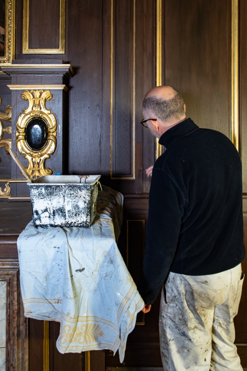 Atelier Giordani - Conservation - Restauration
Edifice – Mobilier - Sculpture – Objets d’art – Moulage –
Pierre, bois métal, polychromie et dorure - Restauration des 2 retables latéraux en pendant de l'Eglise Notre Dame de la Gloriette - Bois polychrome et dorure - - Dépose et conditionnement
- Dépoussiérage sous aspiration contrôlée
- Traitement insecticide
- Traitement antifongique
- Purge et consolidation des boiseries
- Greffes de bois et renforts
- révision des systèmes d'assemblages 
- Nettoyage
- Comblement des lacunes de surfaces
- Masticage des lacunes
- Réintégration colorées
- Dorure à la mixtion
- Vernissage de protection