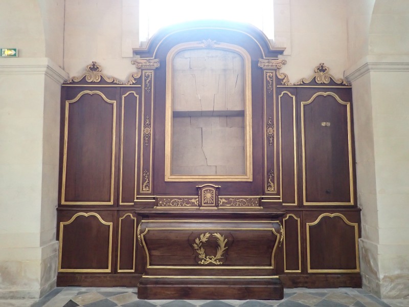 Atelier Giordani - Conservation - Restauration
Edifice – Mobilier - Sculpture – Objets d’art – Moulage –
Pierre, bois métal, polychromie et dorure - Restauration des 2 retables latéraux en pendant de l'Eglise Notre Dame de la Gloriette - Bois polychrome et dorure - - Dépose et conditionnement
- Dépoussiérage sous aspiration contrôlée
- Traitement insecticide
- Traitement antifongique
- Purge et consolidation des boiseries
- Greffes de bois et renforts
- révision des systèmes d'assemblages 
- Nettoyage
- Comblement des lacunes de surfaces
- Masticage des lacunes
- Réintégration colorées
- Dorure à la mixtion
- Vernissage de protection